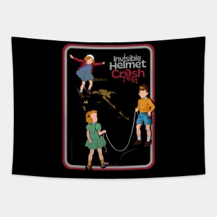 Invisible Helmet Crash Test Tapestry