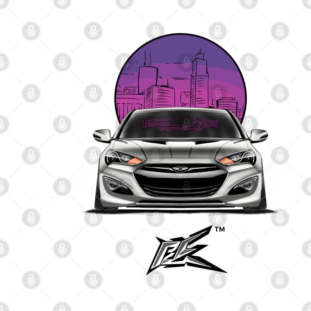 hyundai genesis coupe white by naquash