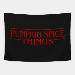 Pumpkin Spice Things Tapestry