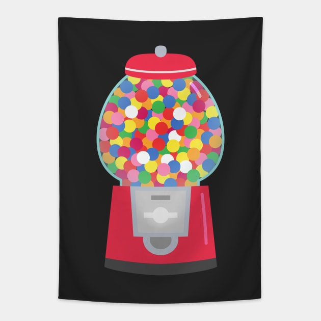 Colorful Candy, Gumball Machine Tapestry by rustydoodle