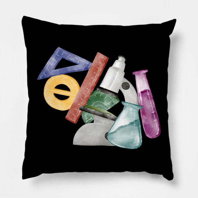 girls just wanna have funding for scientific research Pillow by Art by Ergate