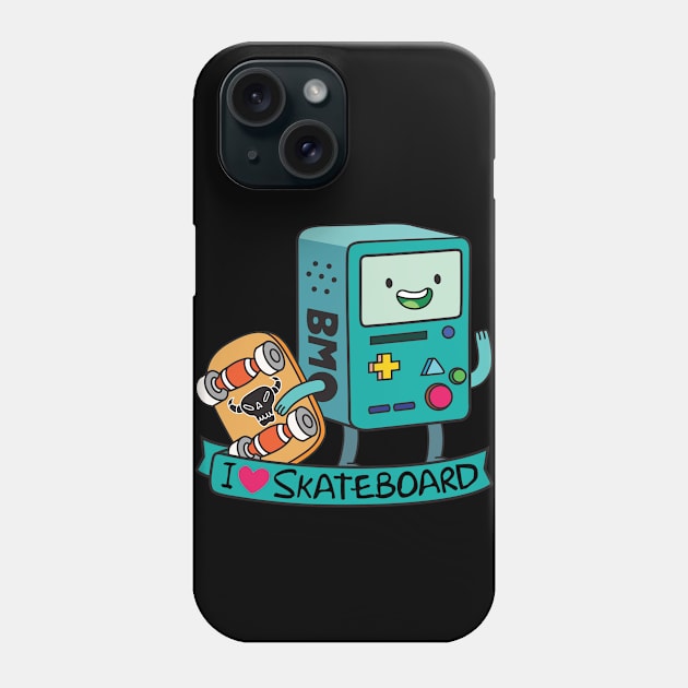 BMO Skateboard Phone Case by Plushism