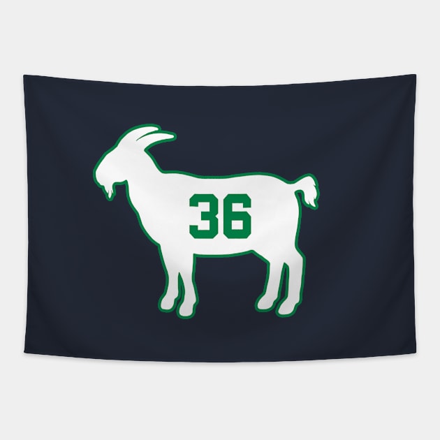 Marcus Smart Boston Goat Qiangy Tapestry by qiangdade