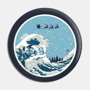 The Great Wave Off The North Pole Pin