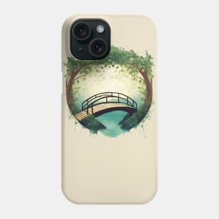 wooden bridge and botany Phone Case