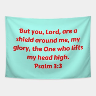 Bible Verse Psalm 3:3 Tapestry