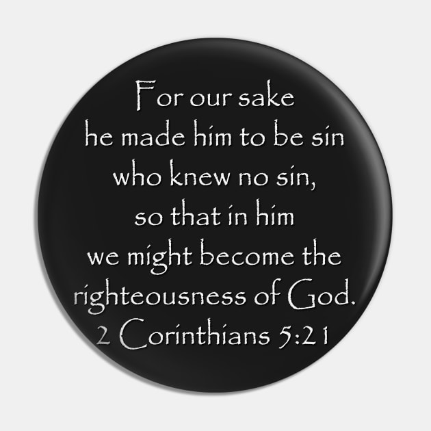 Scripture Tee 2 Corinthians 5:21 Pin by AlondraHanley