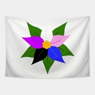 Pride Poinsettia Tapestry