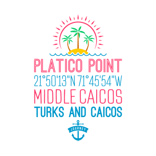 Platico Point, Middle Caicos, Turks and Caicos Islands T-Shirt