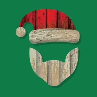 Reclaimed Barnwood Santa T-Shirt