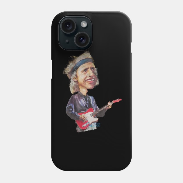 Mark Kpnofler, legend of the UK rock Phone Case by Henry Drae