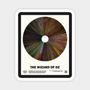 minimal_Wizard of Oz Warp Movie Magnet