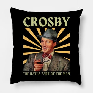 Crosby Retro Fan Original Aesthetic Tribute 〶 Pillow