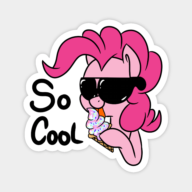 PinkiePie - So Cool Magnet by Jenneigh