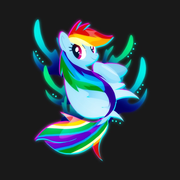 Seapony Rainbow Dash by Ilona's Store