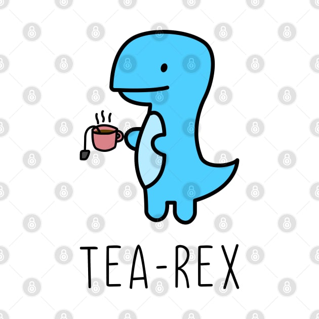 Tea-Rex Blue Dino by Zakzouk-store