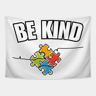 Be kind Autism Awareness Tapestry