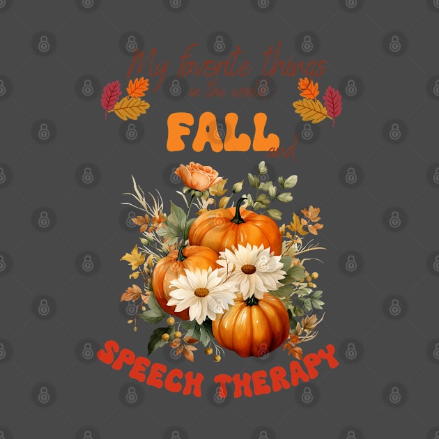 Speech Therapy Fall, Speech pathologist, SLP, SLPA, Speech language pathology by Daisy Blue Designs