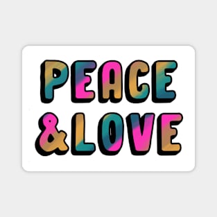 Peace & Love Magnet