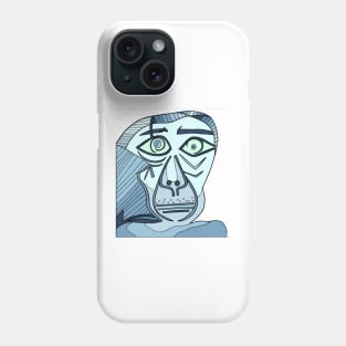 portrait cubism Phone Case