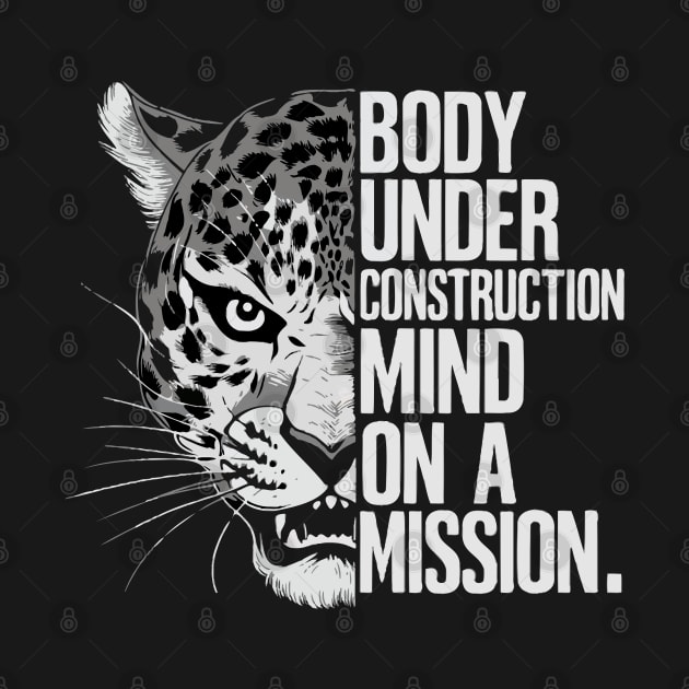 Body Under Construction Mind on a mission by Tezatoons