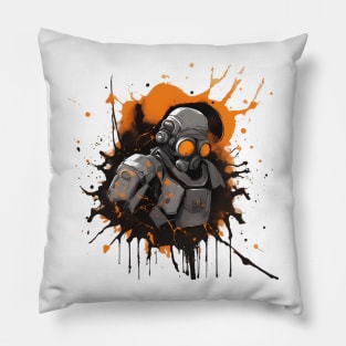 Gamer's Spill The Half Life Splatter Pillow