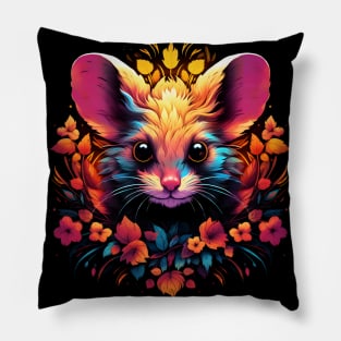 Neon Rodent #2 Pillow