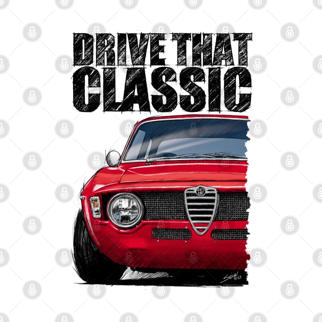 Drive that Classic 60’s Alfa GTA by stefansautoart