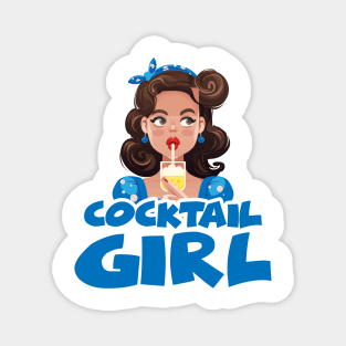 Cocktail Girl Magnet