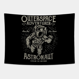 Outer-space Adventurer Aim for the Stars Astronaut Tapestry