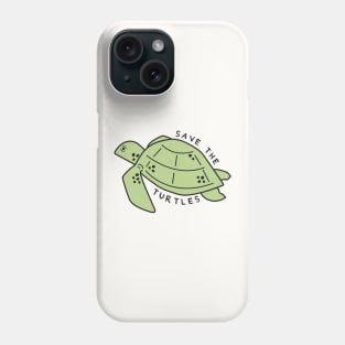 Save the Turtles Phone Case