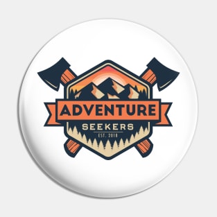 Adventure Seekers Pin