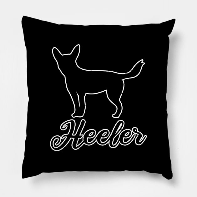 Cattle Dog Shirt | Heeler Gift Pillow by Gawkclothing