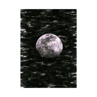 Night Time Rocky Moon. For Moon Lovers T-Shirt