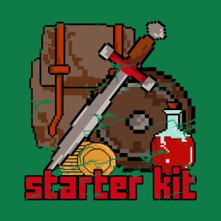 Gaming Starter Kit - Vintage - Role Playing Game T-Shirt