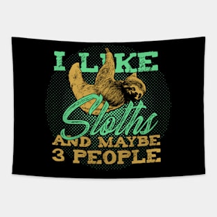 Funny Sloth Animal Lover Gift Tapestry