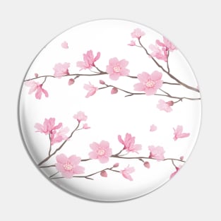 Cherry Blossom Branches – Transparent Background Pin