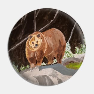 Bear In The Wild Pin