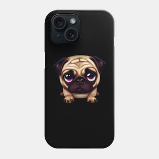 Charming Pug Portrait Phone Case