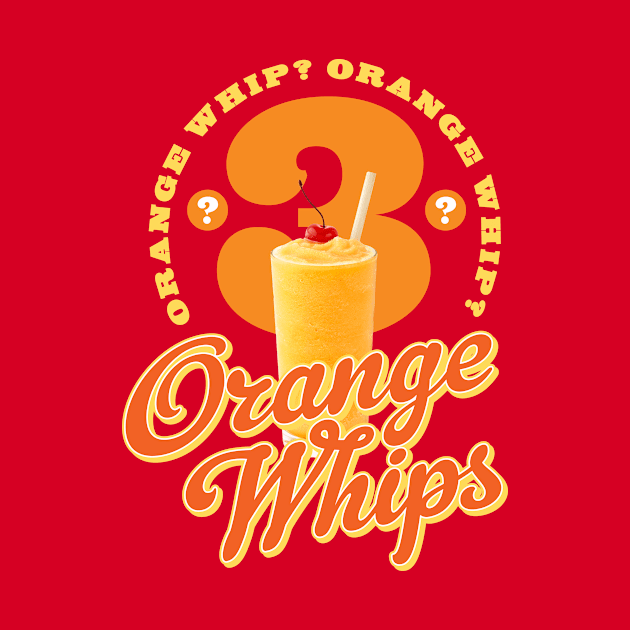 3 Orange Whips by MindsparkCreative