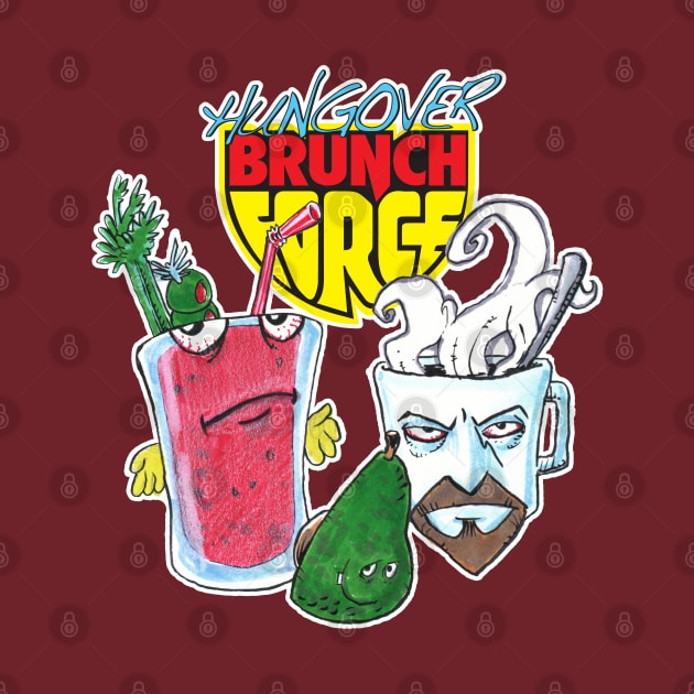 hungover brunch force by bobdix