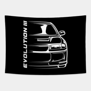 Lancer Evolution III Silhouette Tapestry