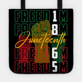 Juneteenth Shirts 1865 Freedom gift For Men Women Tote