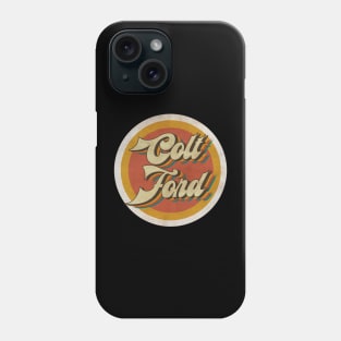 circle vintage Colt Ford Phone Case