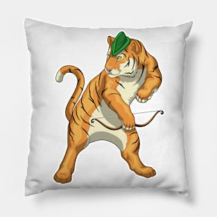 Tiger Archer Bow Pillow