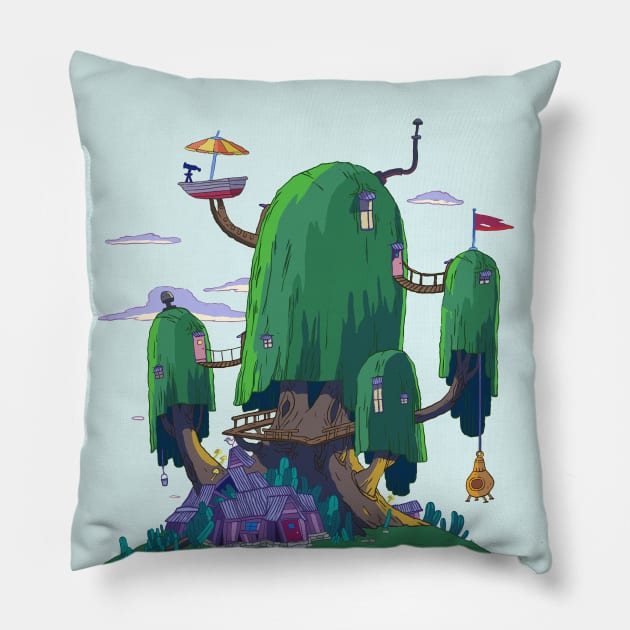Home Is Where The Adventure Is Pillow by Plan8