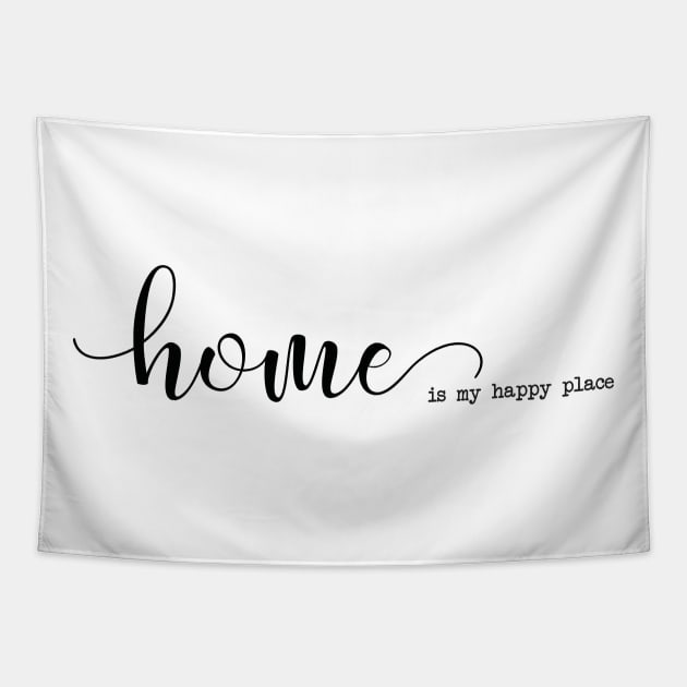 Home is my Happy Place Tapestry by Simply Robin Creations