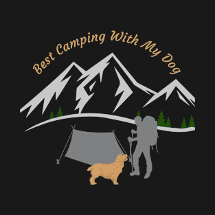 Best Camping With My Dog T-Shirt