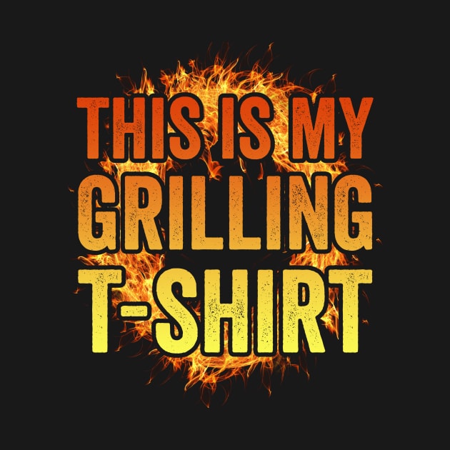 Funny Grilling Dad BBQ Season This Is My Grilling by Visual Vibes