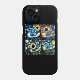 Eclipse Shirt 2024 Eclipse Tshirt Van Gogh Eclipse Shirt April 8 2024 Tee Eclipse 2024 Funny Astronomy Gift Solar Eclipse Phone Case